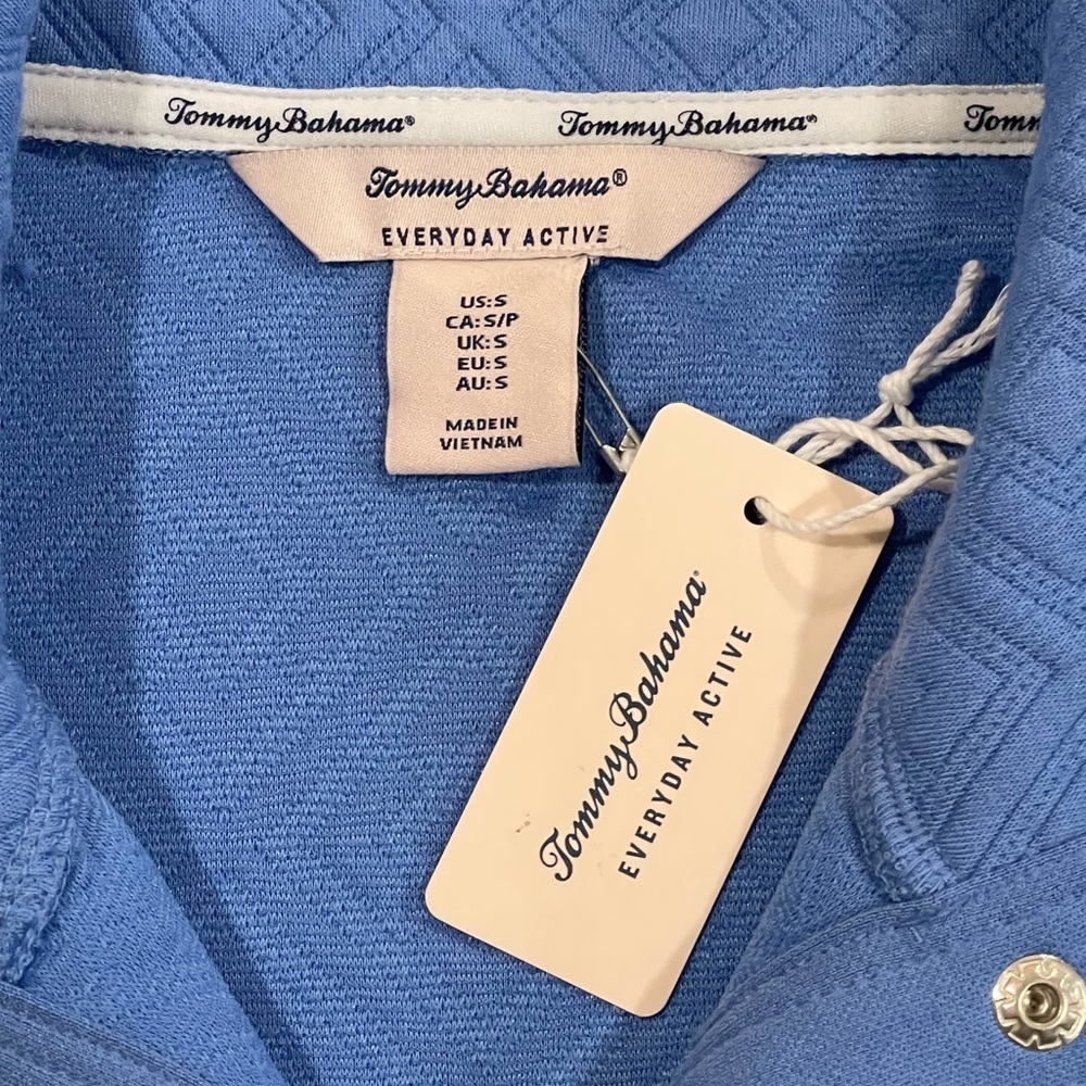 Tommy Bahama | NWT | Everyday Active Quilted Pullover | Blue | Small - Picture 4 of 9
